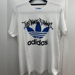 White Adidas Graphic T-Shirt